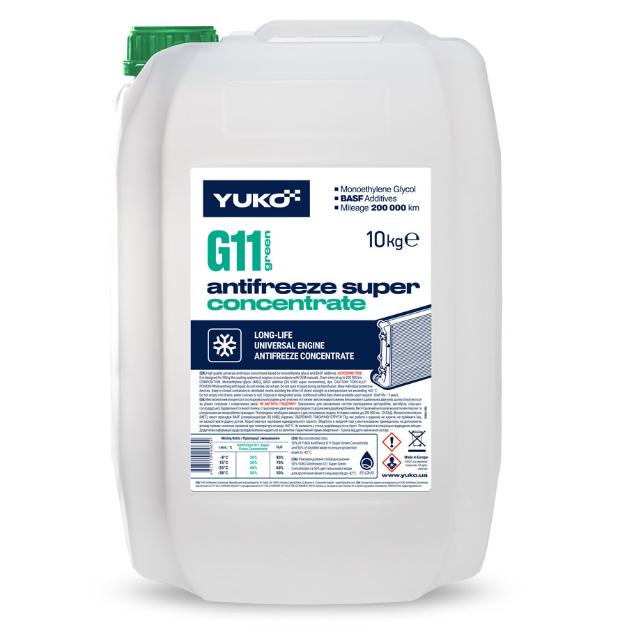 Antifreeze Concentrate (Super G11 green)